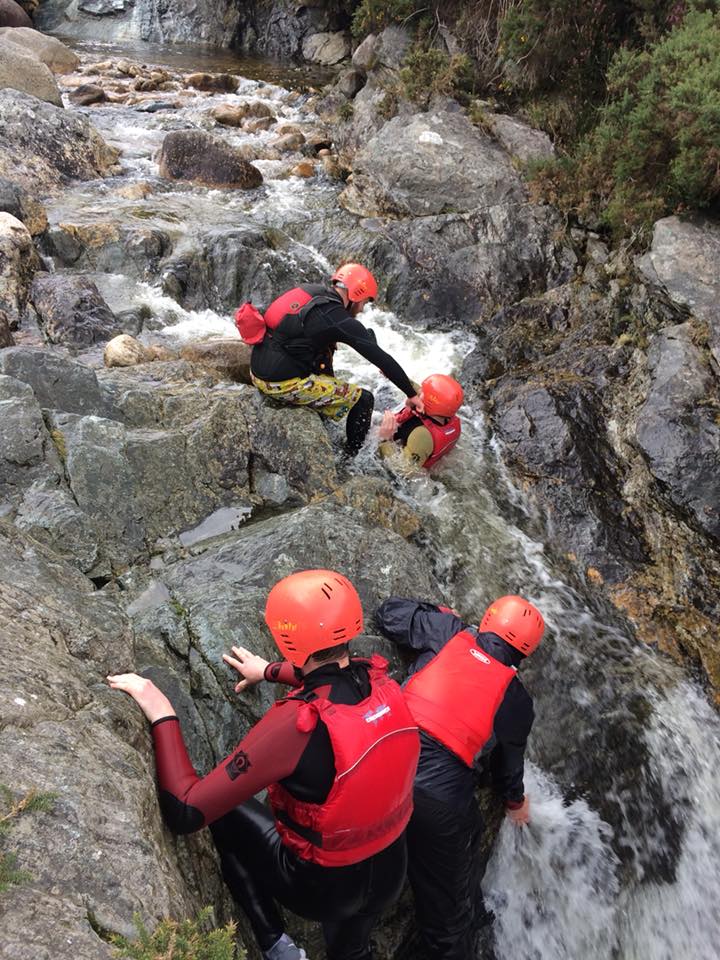Guided Wet Bouldering in the Mourne Mountains